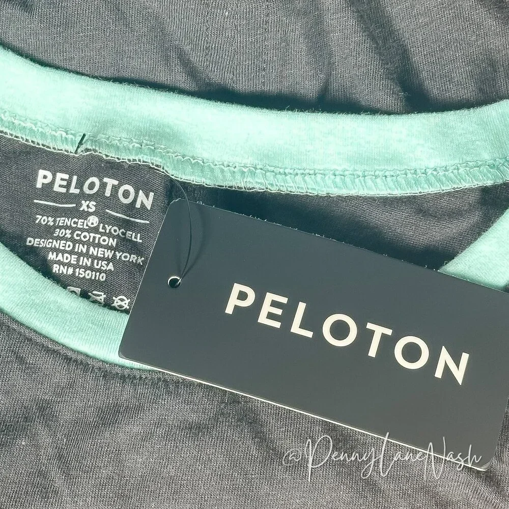 NWT Peloton Tulip Back Athletic Tank Top Black - Picture 4 of 8